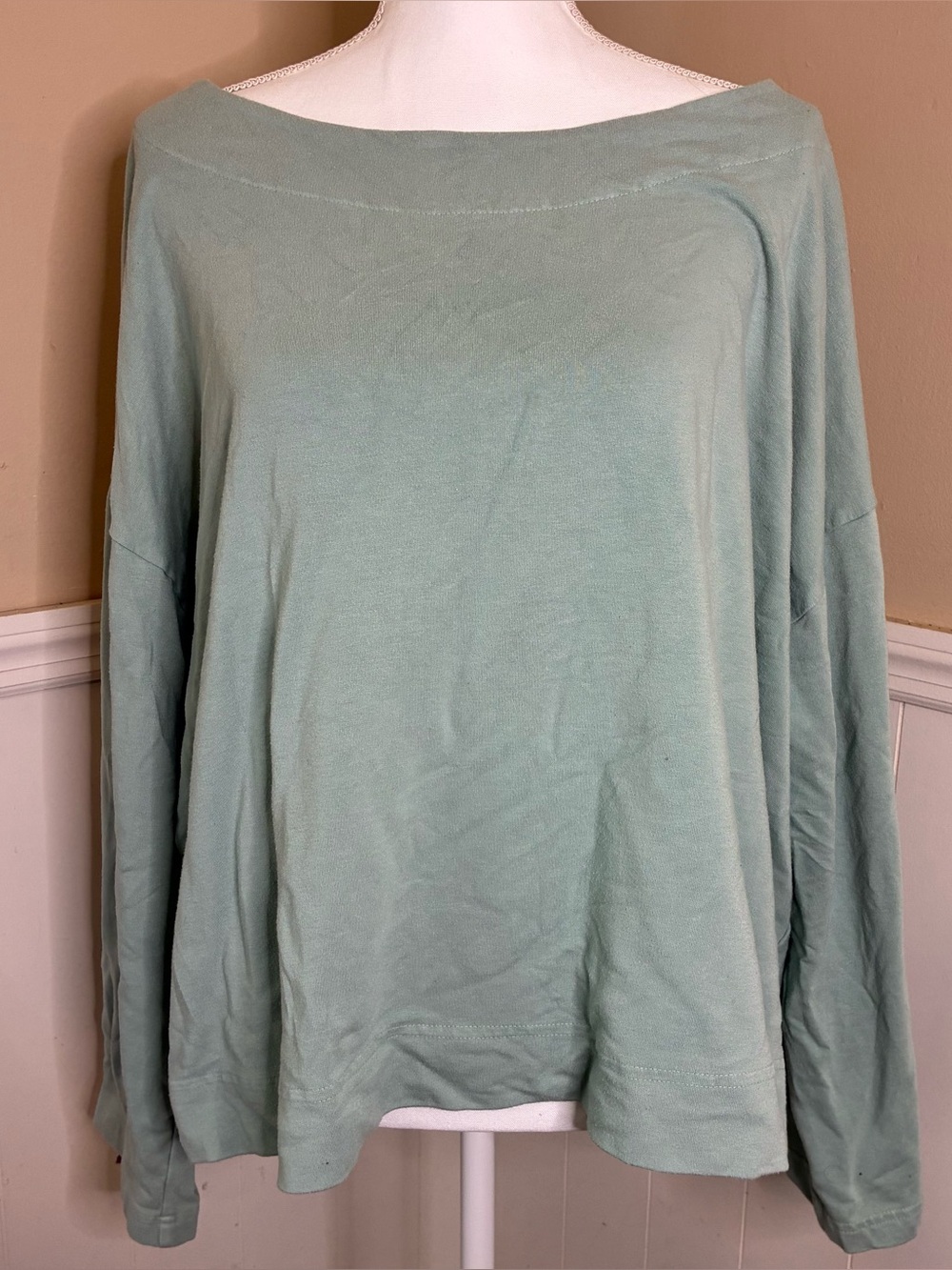 Bryn Walker green slouchy sweatshirt size XL